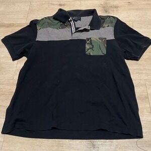 Fred Perry Slim Fit Polo Shirt XXL Camo‎ Gingham Mens Punk Oi! GBH The Business